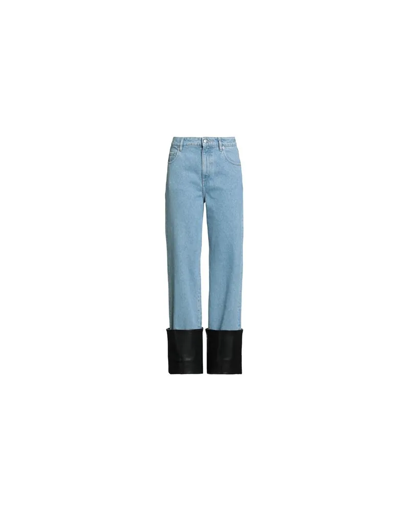 Nanushka HOSEN & RÖCKE - Jeanshosenauf YOOX.COM Blau