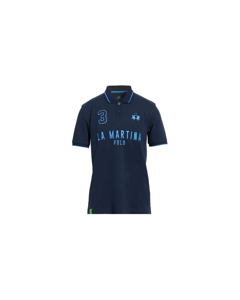 La Martina TOPS - Poloshirtsauf YOOX.COM Marineblau