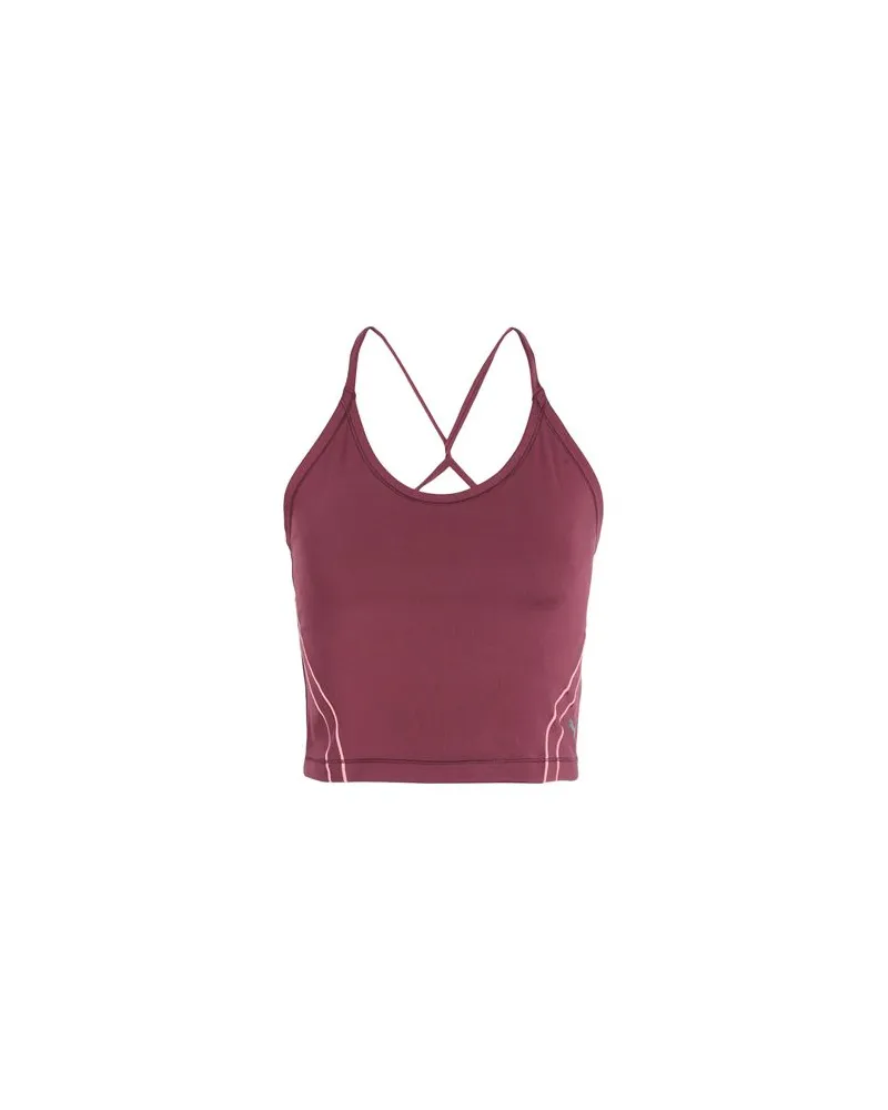 Puma STUDIO ULTRABARE CROP TOP  - TOPS - Topsauf YOOX.COM Bordeaux