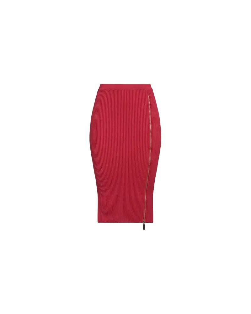 Elisabetta Franchi HOSEN & RÖCKE - Midi-Röckeauf YOOX.COM Rot