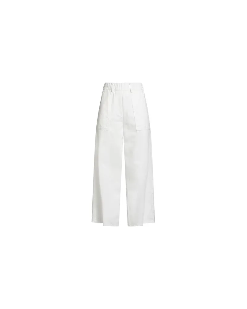 ALYSI CRÈME - HOSEN & RÖCKE - Hosenauf YOOX.COM Weiß