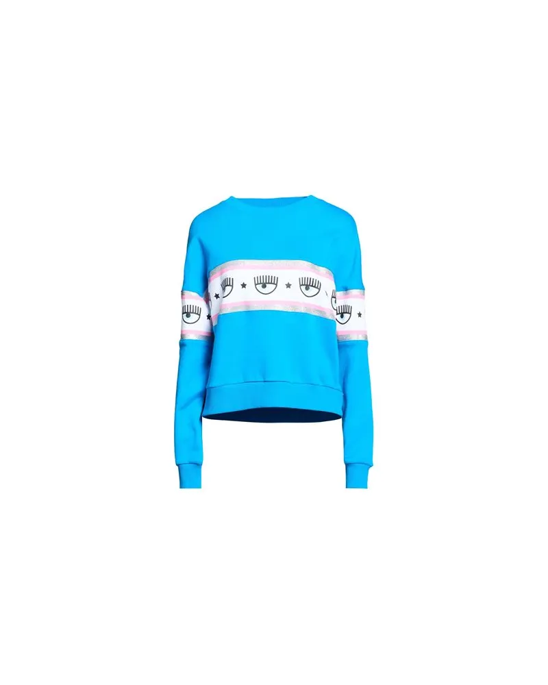 Chiara Ferragni TOPS - Sweatshirtsauf YOOX.COM Azurblau