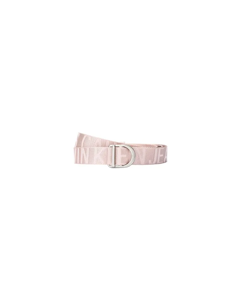 Calvin Klein D-RING WEBBING 30MM BELT  - Kleinlederwaren - Gürtelauf YOOX.COM Hellrosa