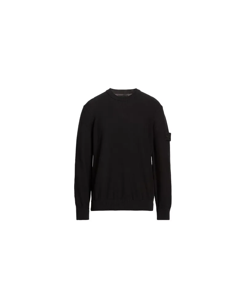 Stone Island STRICKWAREN - Pulloverauf YOOX.COM Schwarz