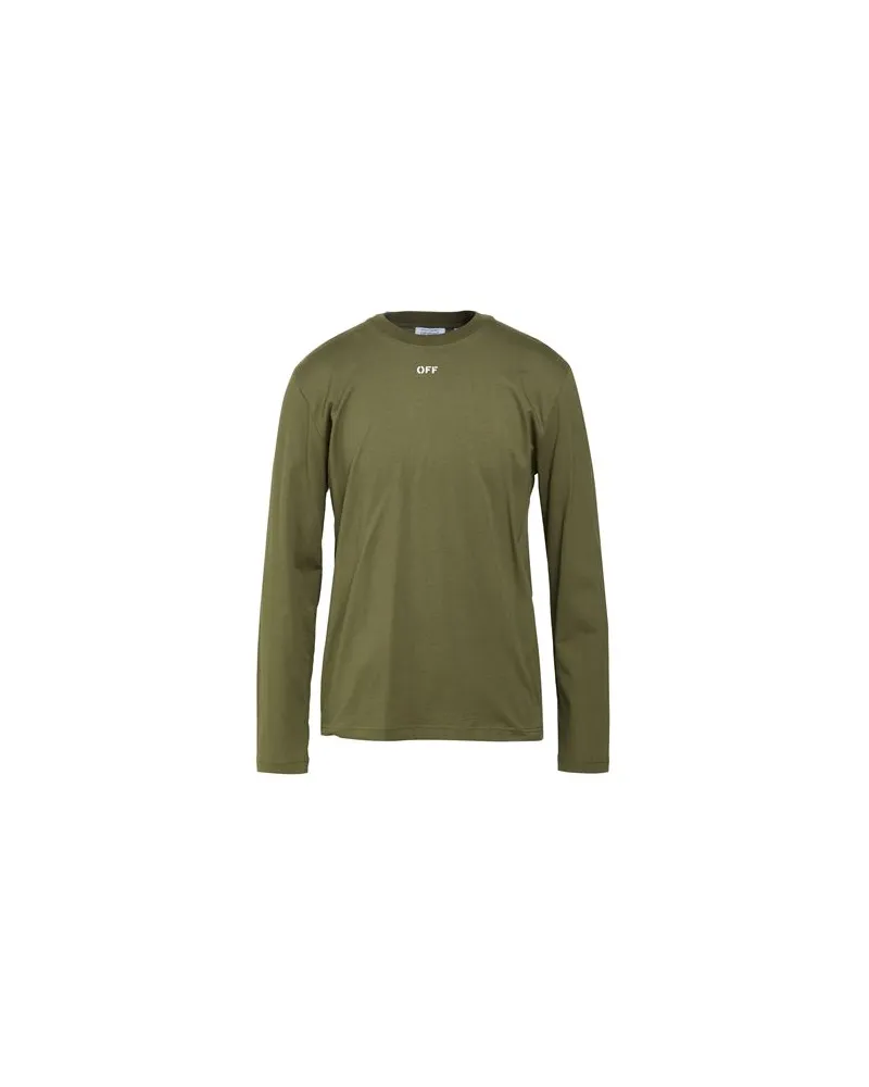 OFF-WHITE TOPS - T-shirtsauf YOOX.COM Militärgrün