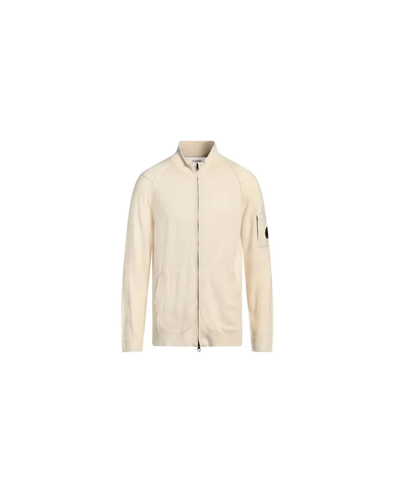 C.P. Company STRICKWAREN - Strickjackenauf YOOX.COM Cremeweiß