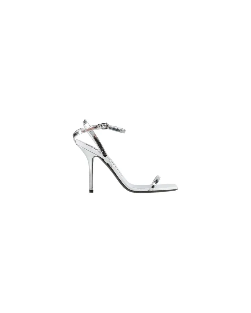 Moschino SCHUHE - Sandalenauf YOOX.COM Silber