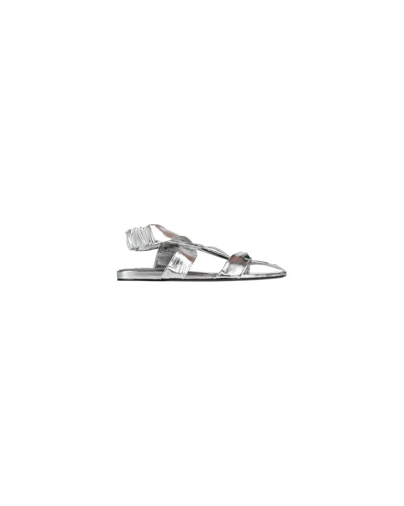 Jil Sander SCHUHE - Sandalenauf YOOX.COM Silber