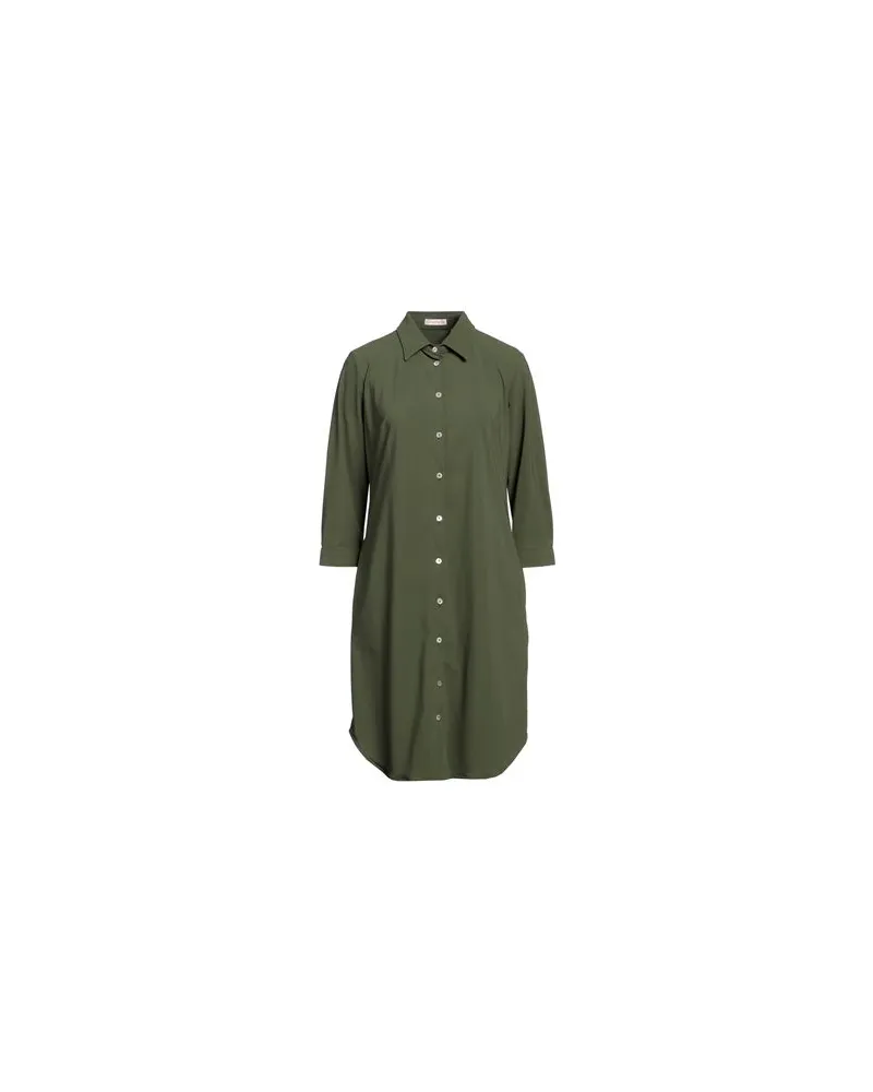 Camicettasnob KLEIDER - Mini-Kleiderauf YOOX.COM Militärgrün