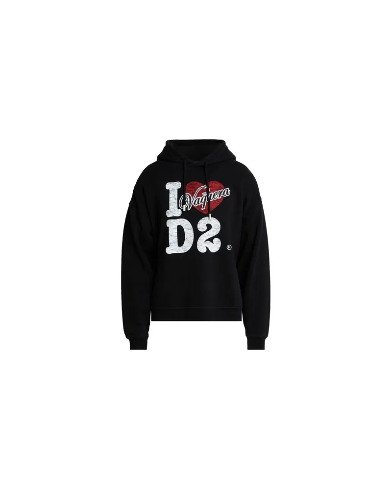 Dsquared2 TOPS - Sweatshirtsauf YOOX.COM Schwarz