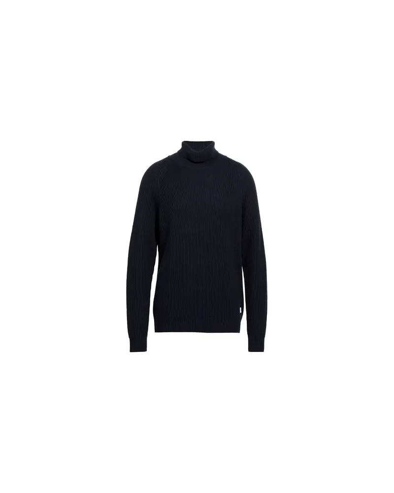 Jack & Jones STRICKWAREN - Rollkragenpulloverauf YOOX.COM Marineblau