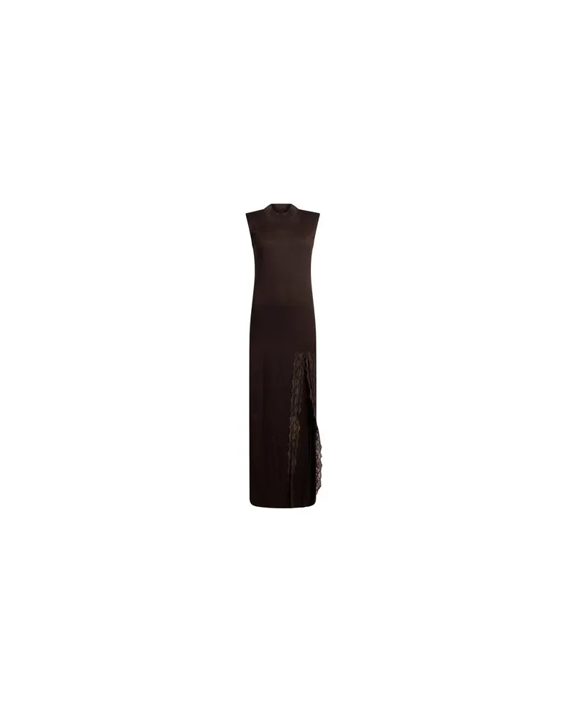 HAVEONE KLEIDER - Maxi-Kleiderauf YOOX.COM Braungrau