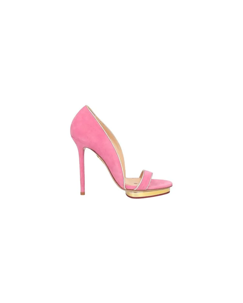 Charlotte Olympia SCHUHE - Sandalenauf YOOX.COM Rosa