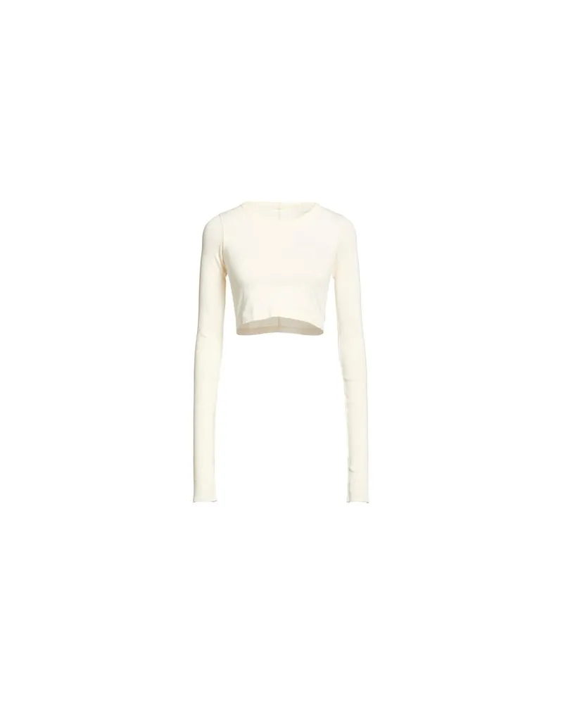 Rick Owens TOPS - T-shirtsauf YOOX.COM Cremeweiß
