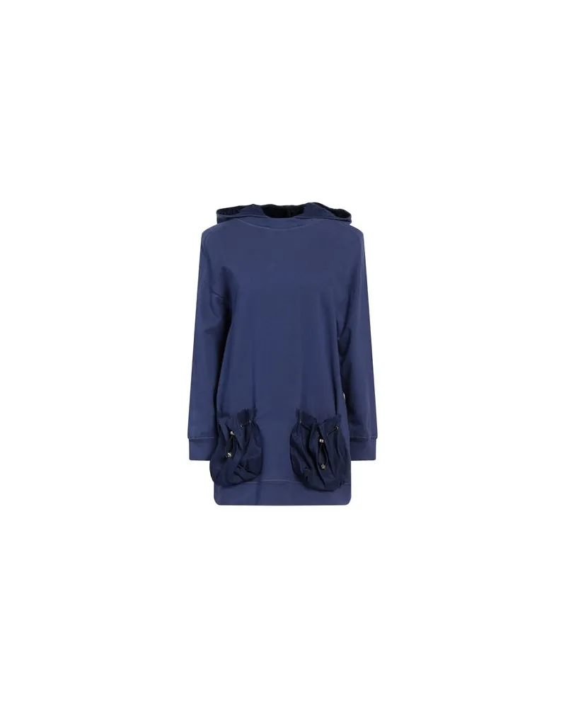 Elisabetta Franchi TOPS - Sweatshirtsauf YOOX.COM Marineblau