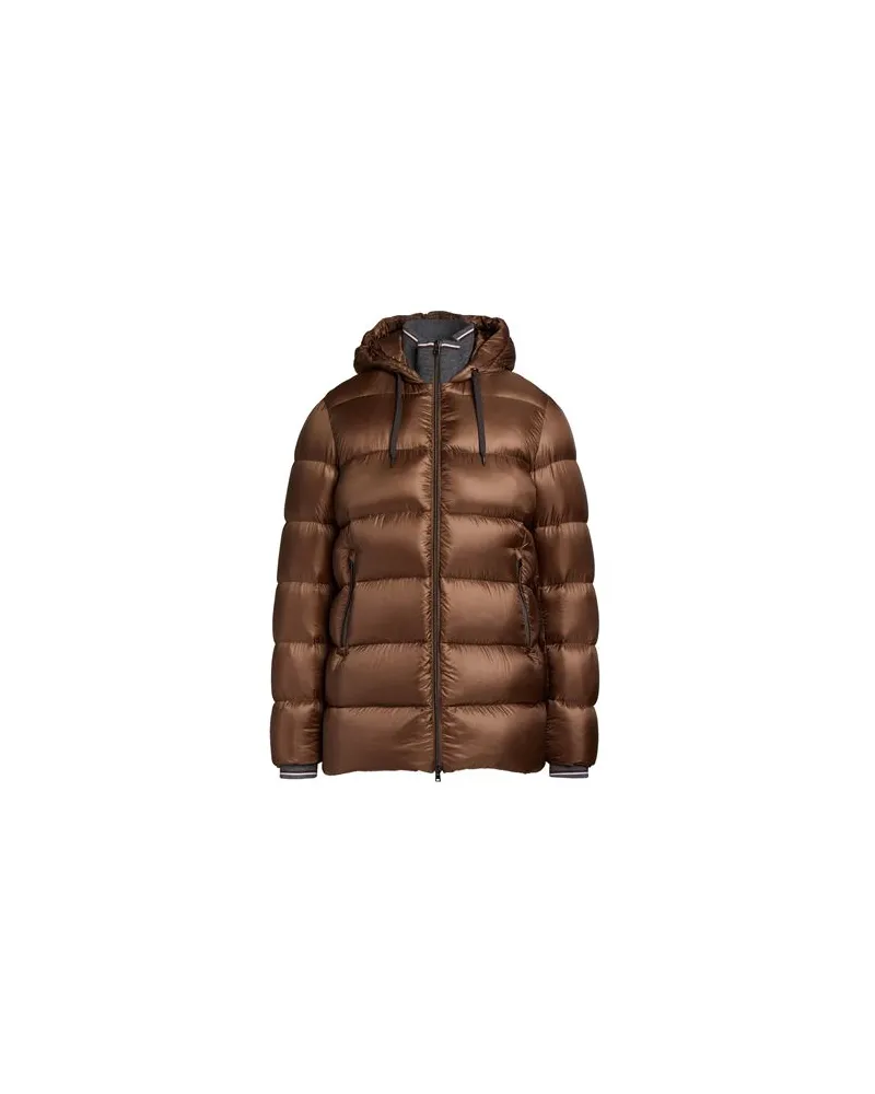 Herno JACKEN & MÄNTEL - Pufferjacken & Daunenjackenauf YOOX.COM Braun