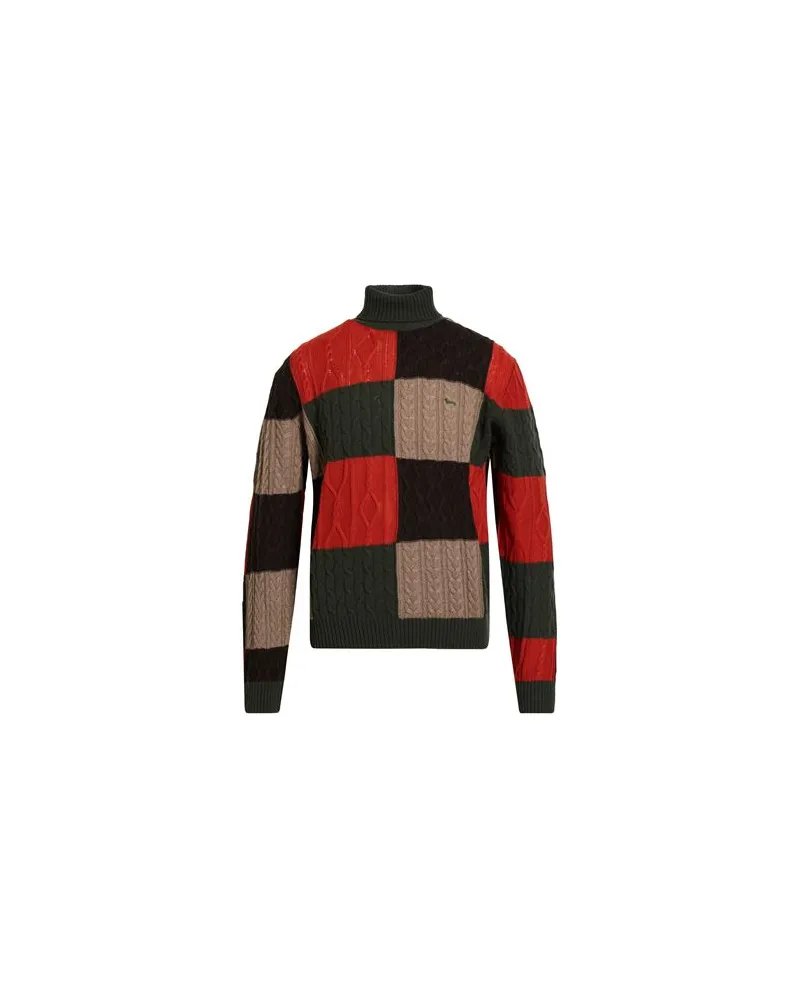 Harmont & Blaine STRICKWAREN - Rollkragenpulloverauf YOOX.COM Dunkelgrün