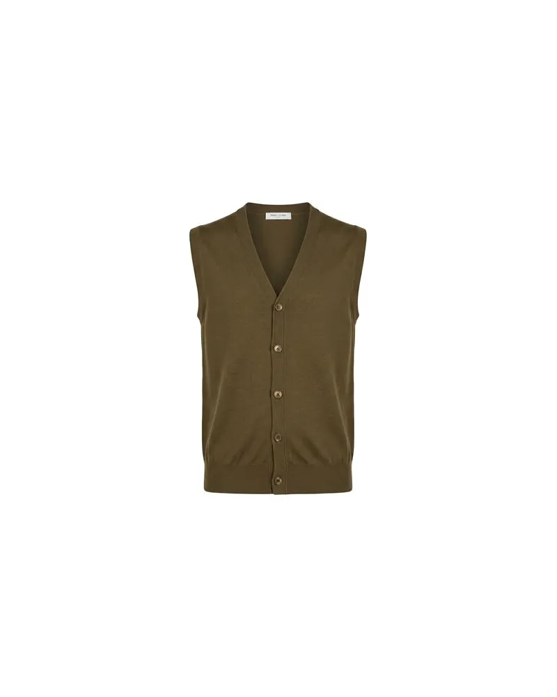 Paolo Pecora Milano STRICKWAREN - Strickjackenauf YOOX.COM Militärgrün