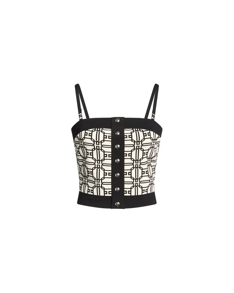 Elisabetta Franchi TOPS - Topsauf YOOX.COM Schwarz