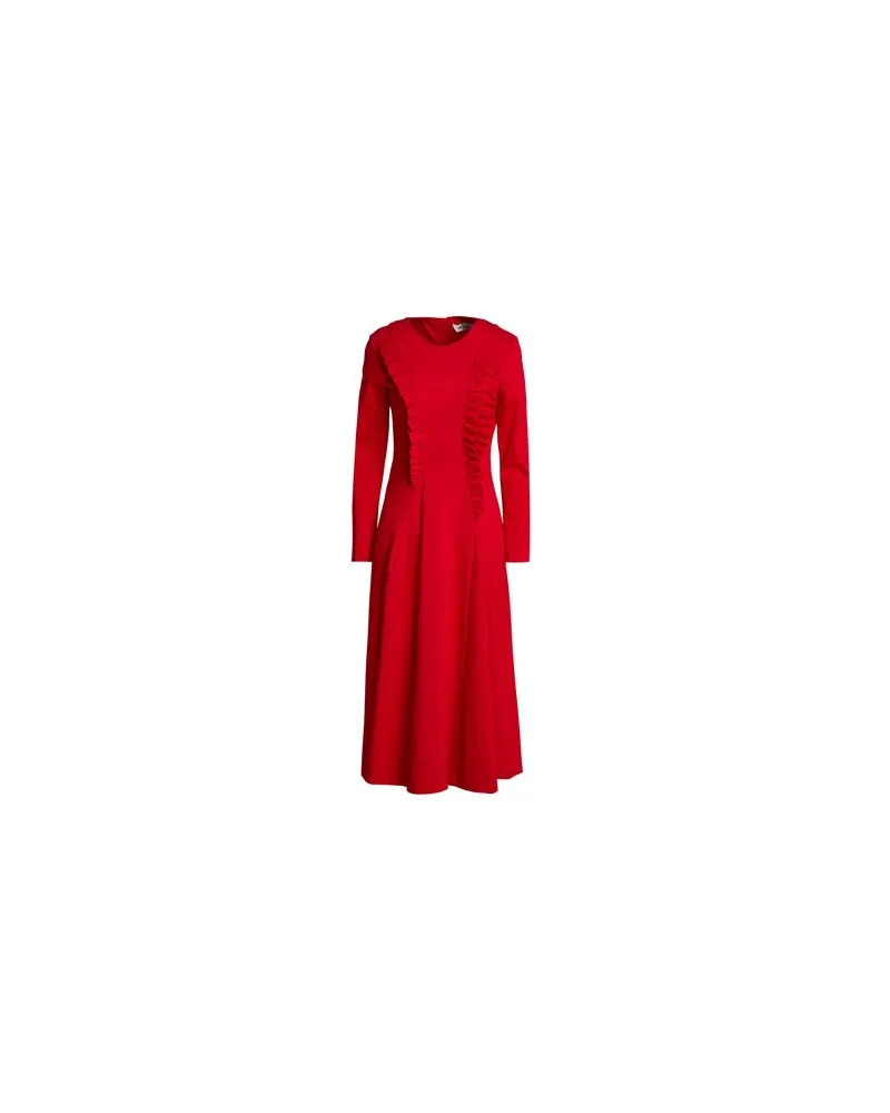 MEIMEIJ KLEIDER - Midi-Kleiderauf YOOX.COM Rot