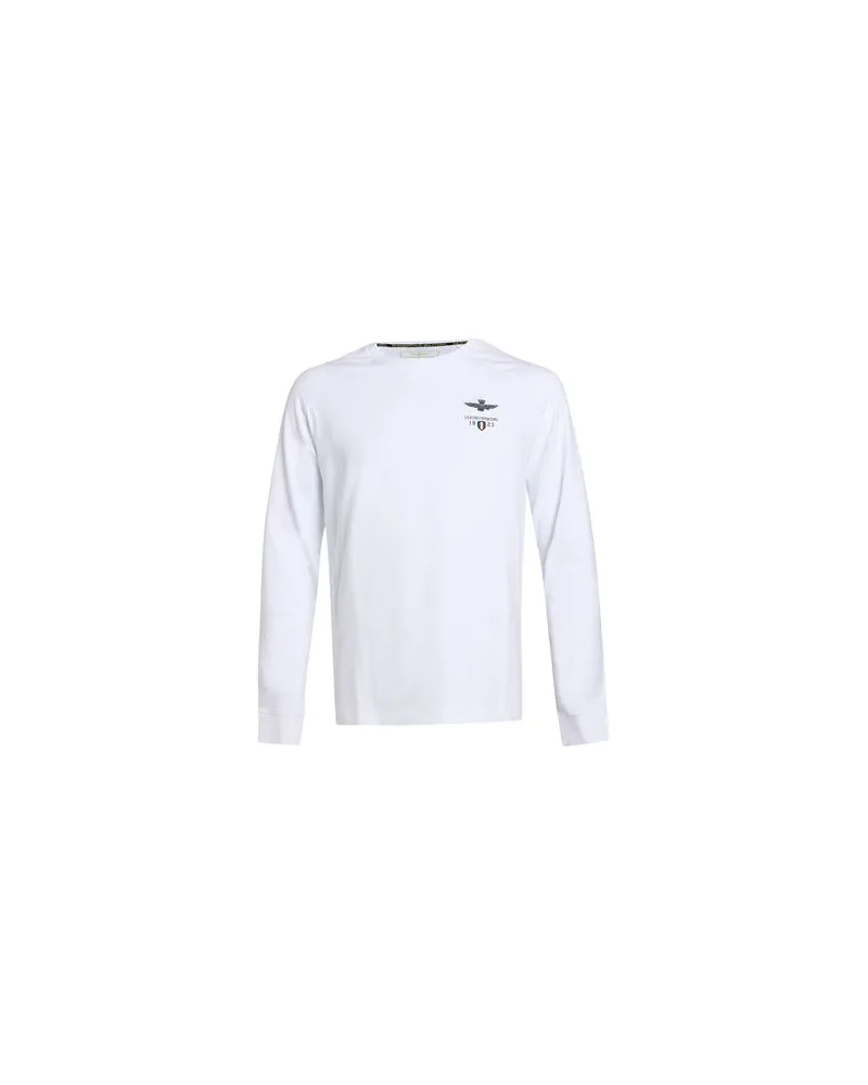 Aeronautica Militare TOPS - T-shirtsauf YOOX.COM Weiß