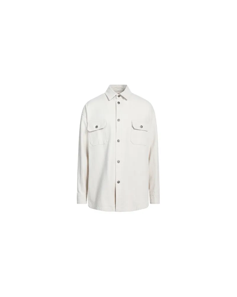 FourTwoFour on Fairfax TOPS - Jeanshemdenauf YOOX.COM Elfenbein