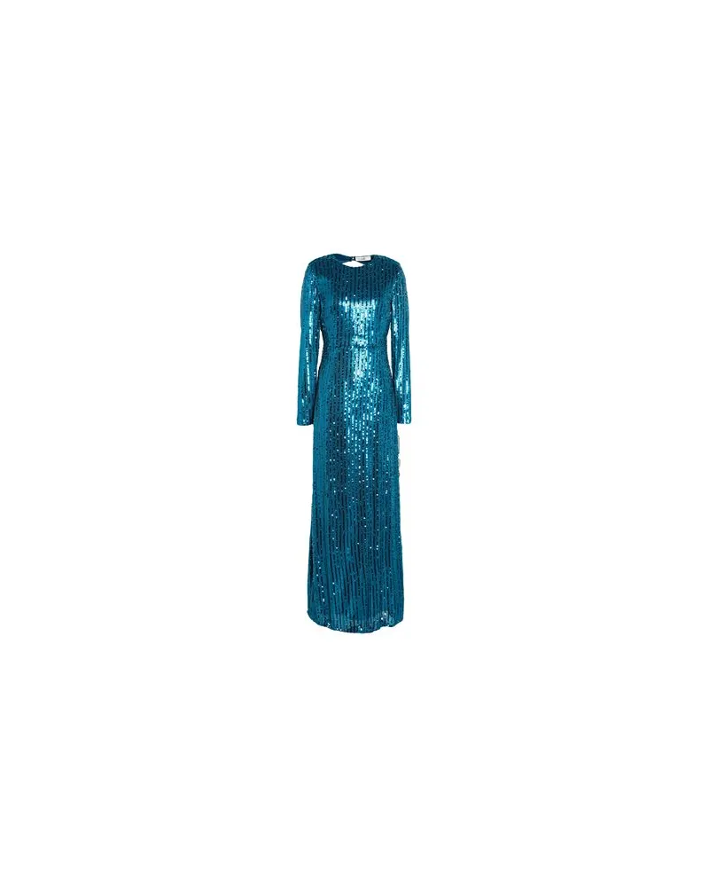 Suoli KLEIDER - Maxi-Kleiderauf YOOX.COM Aquamarin
