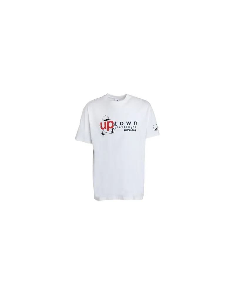 Puma UPTOWN Graphic Tee - UPTOWN Graphic Tee - TOPS - T-shirtsauf YOOX.COM Weiß