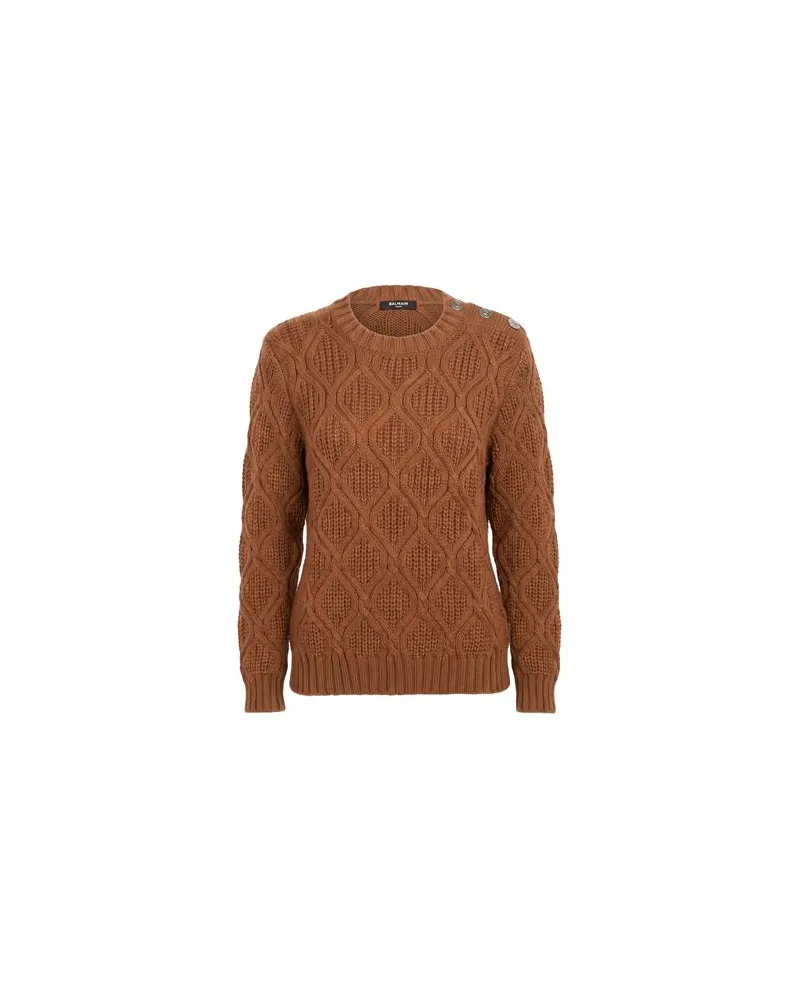 Balmain STRICKWAREN - Pulloverauf YOOX.COM Braun