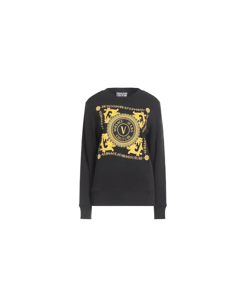 Versace Jeans TOPS - Sweatshirtsauf YOOX.COM Schwarz