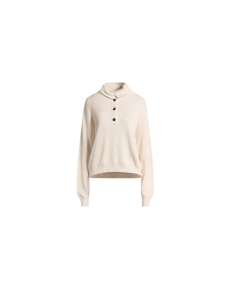 Brunello Cucinelli STRICKWAREN - Rollkragenpulloverauf YOOX.COM Cremeweiß