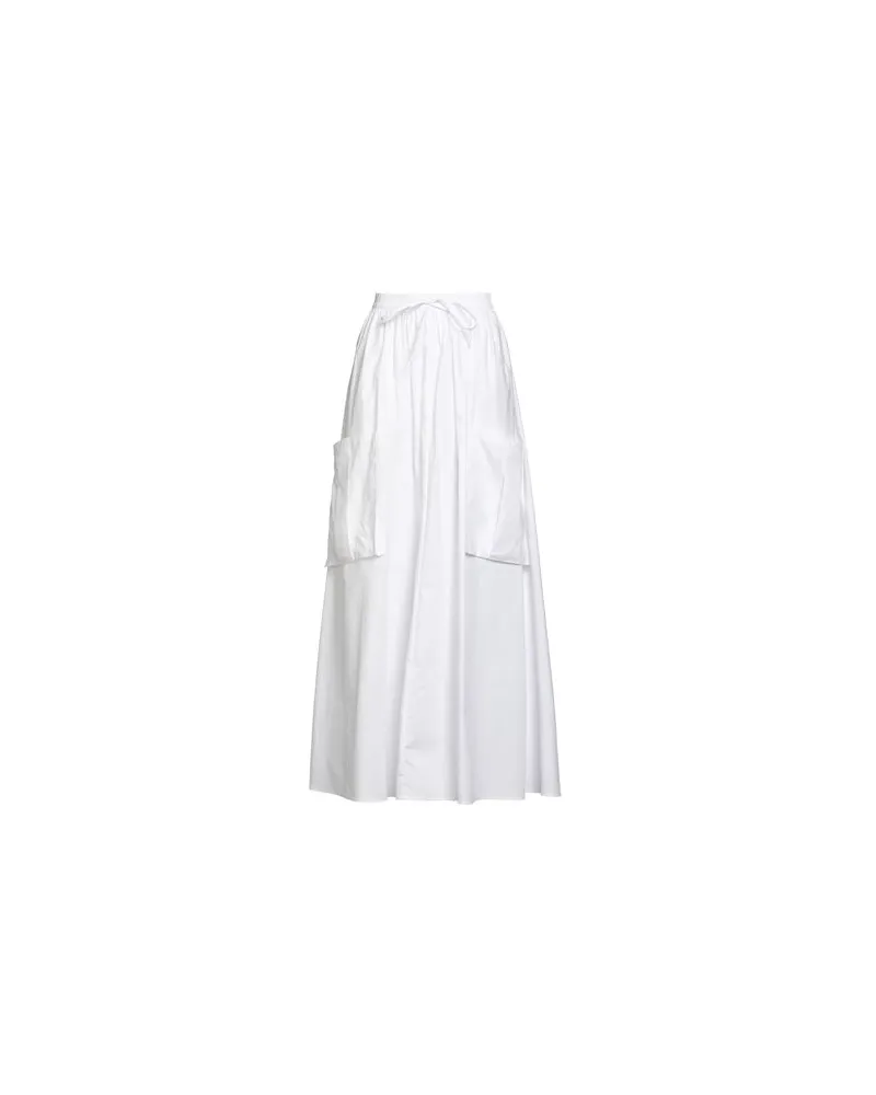 Caractère HOSEN & RÖCKE - Maxi-Röckeauf YOOX.COM Weiß