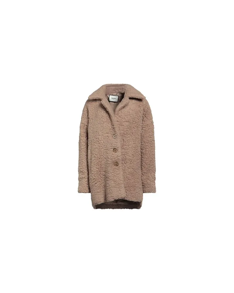 MAX&MOI JACKEN & MÄNTEL - Shearling- & Kunstfellauf YOOX.COM Maulwurfsgrau
