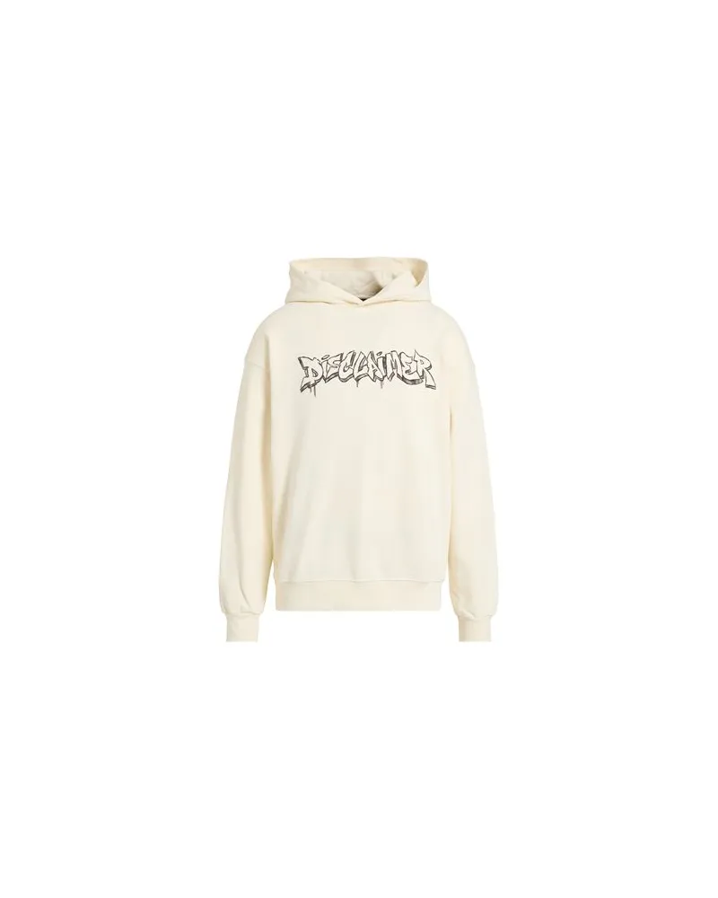 DISCLAIMER TOPS - Sweatshirtsauf YOOX.COM Cremeweiß