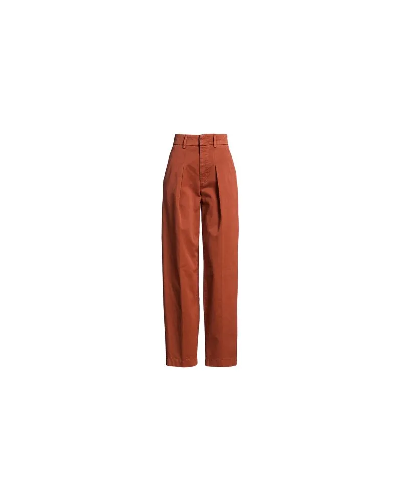 Dondup HOSEN & RÖCKE - Hosenauf YOOX.COM Lederfarben