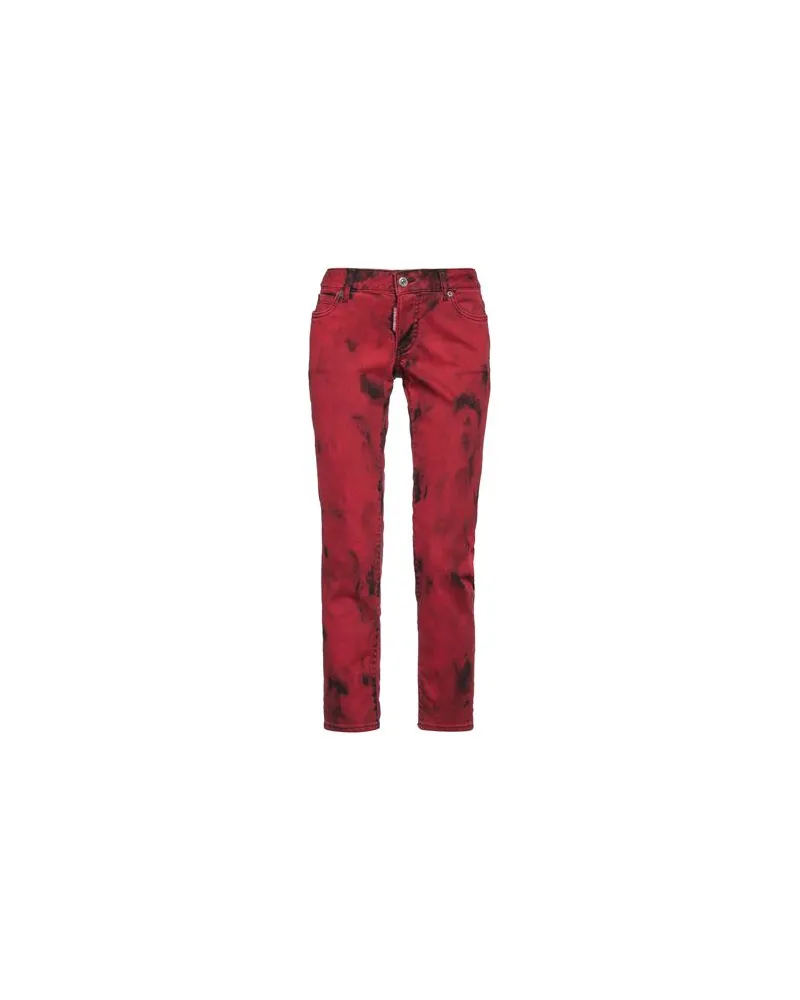Dsquared2 HOSEN & RÖCKE - Jeanshosenauf YOOX.COM Ziegelrot