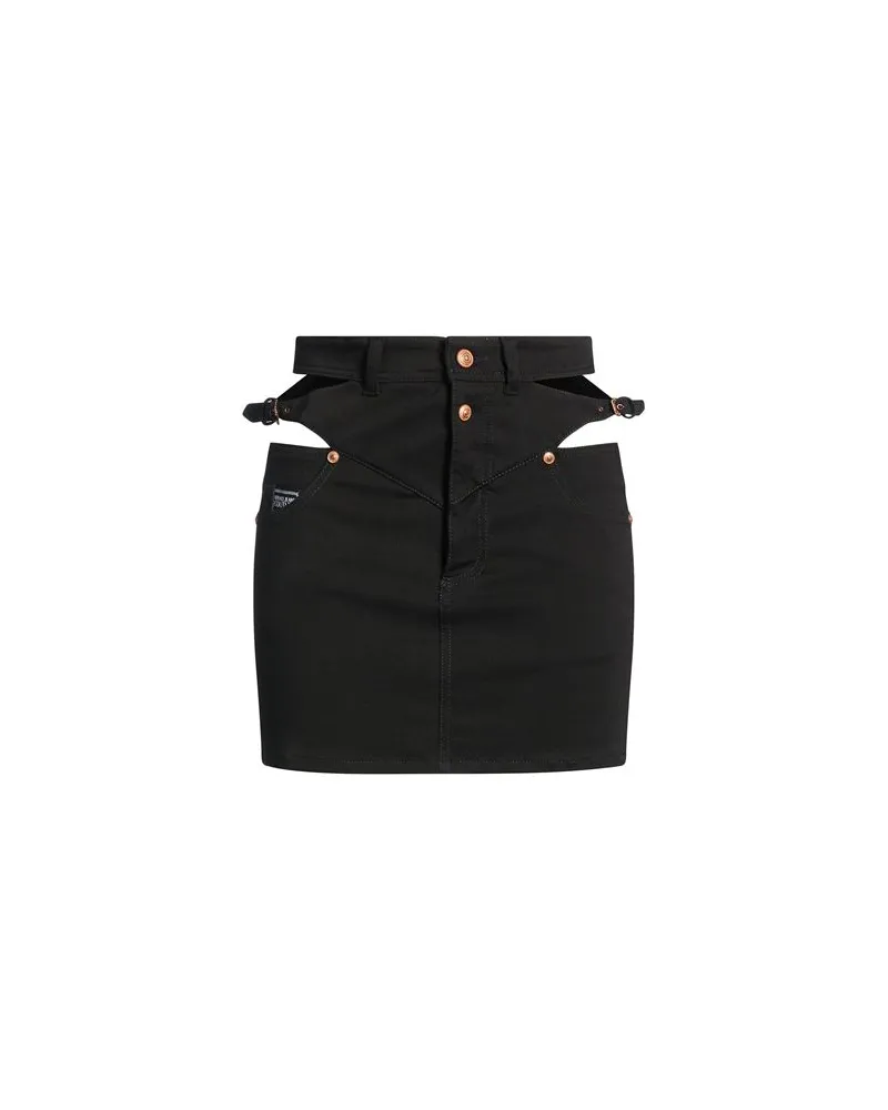 Versace Jeans HOSEN & RÖCKE - Jeansröckeauf YOOX.COM Schwarz