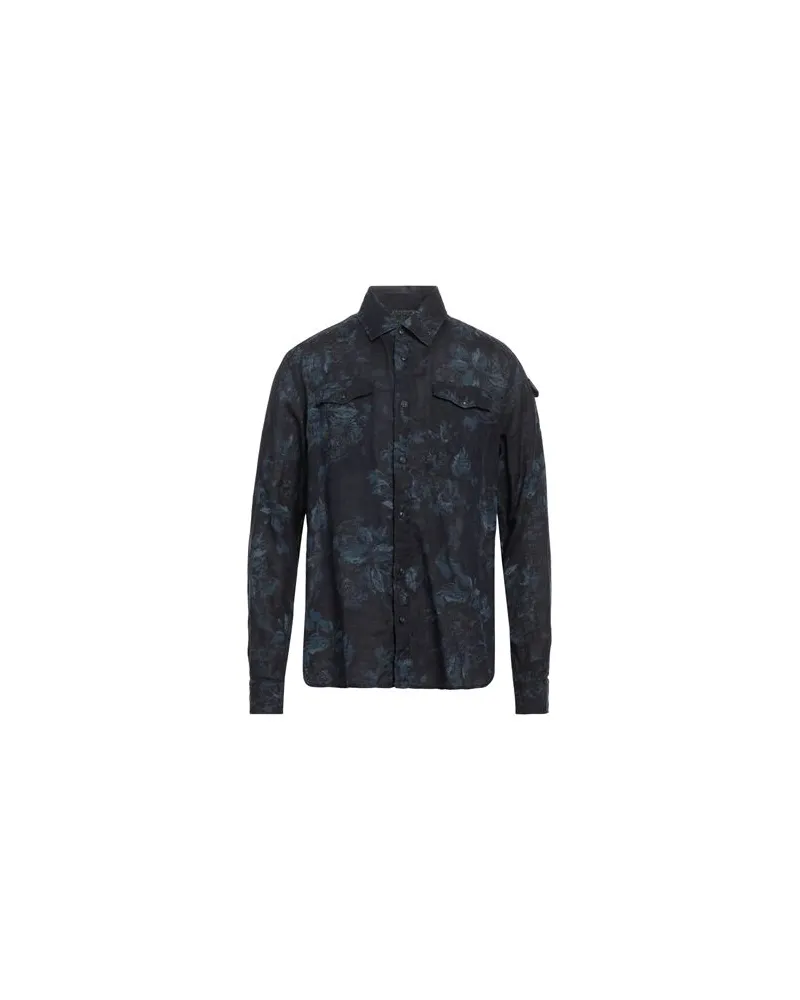 Hand Picked TOPS - Hemdenauf YOOX.COM Nachtblau