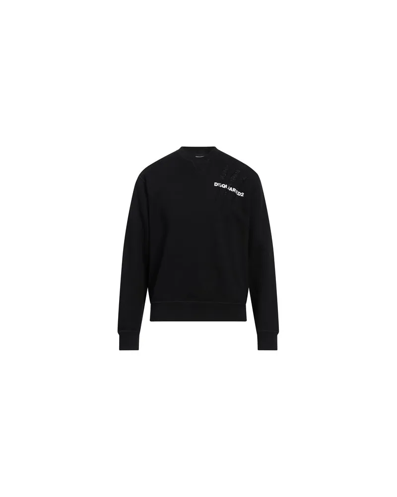 Dsquared2 TOPS - Sweatshirtsauf YOOX.COM Schwarz