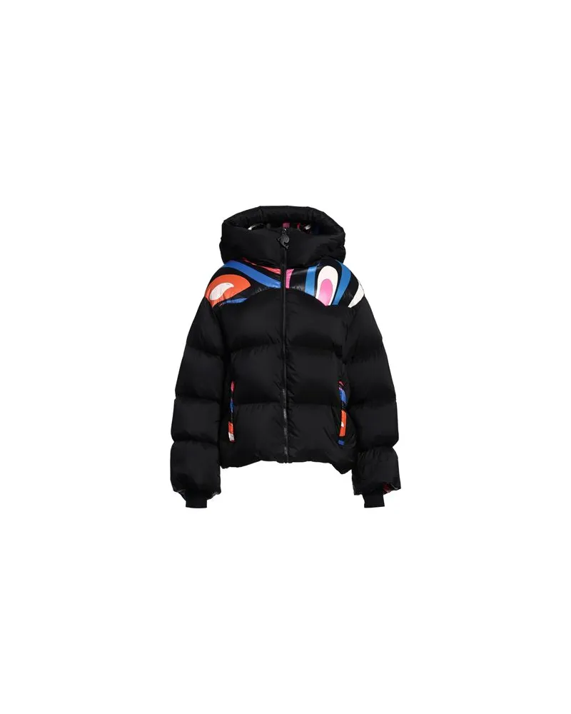 Emilio Pucci JACKEN & MÄNTEL - Pufferjacken & Daunenjackenauf YOOX.COM Schwarz