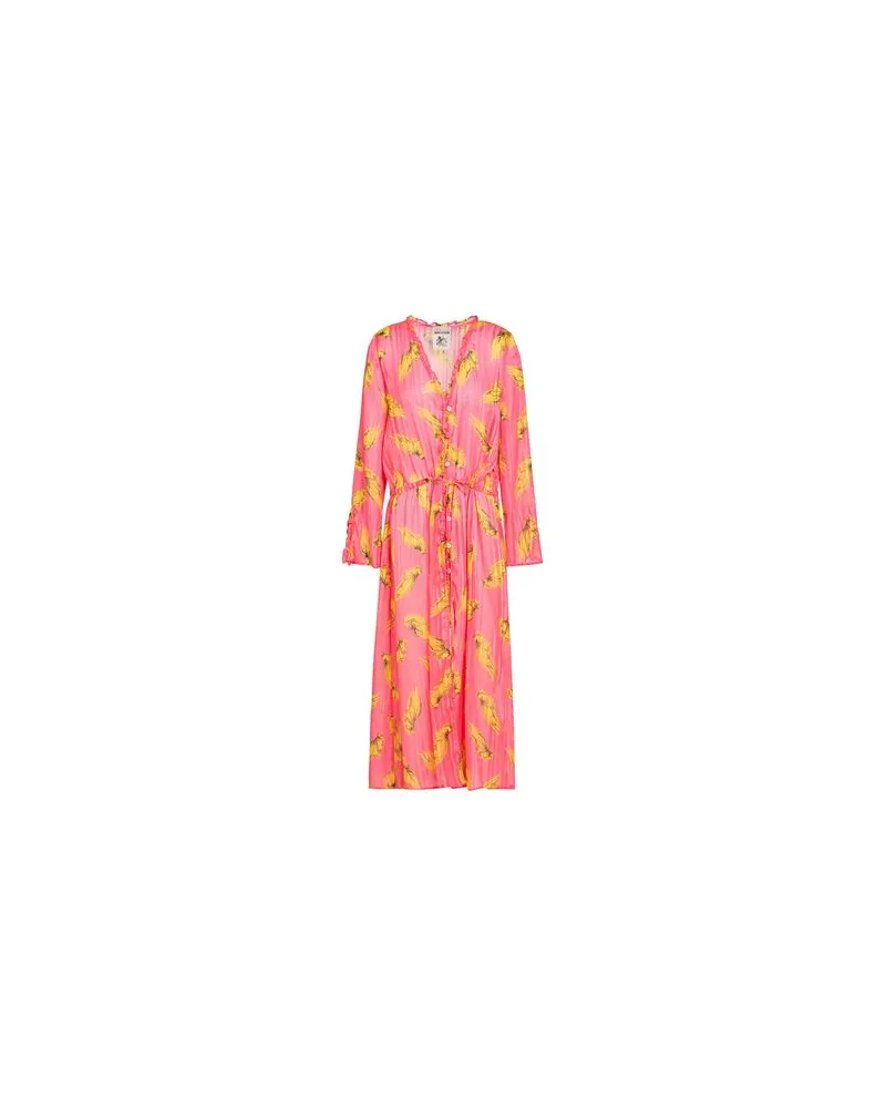 Semicouture KLEIDER - Maxi-Kleiderauf YOOX.COM Koralle