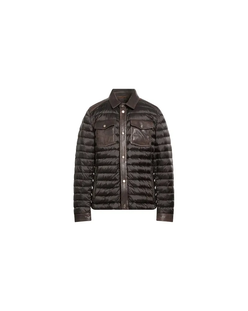 MOORER JACKEN & MÄNTEL - Pufferjacken & Daunenjackenauf YOOX.COM Schwarz