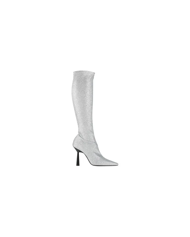 Gia Borghini SCHUHE - Stiefelauf YOOX.COM Silber