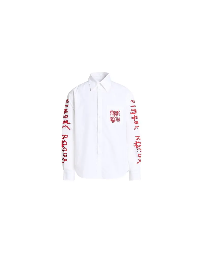Simone Rocha TOPS - Hemdenauf YOOX.COM Weiß
