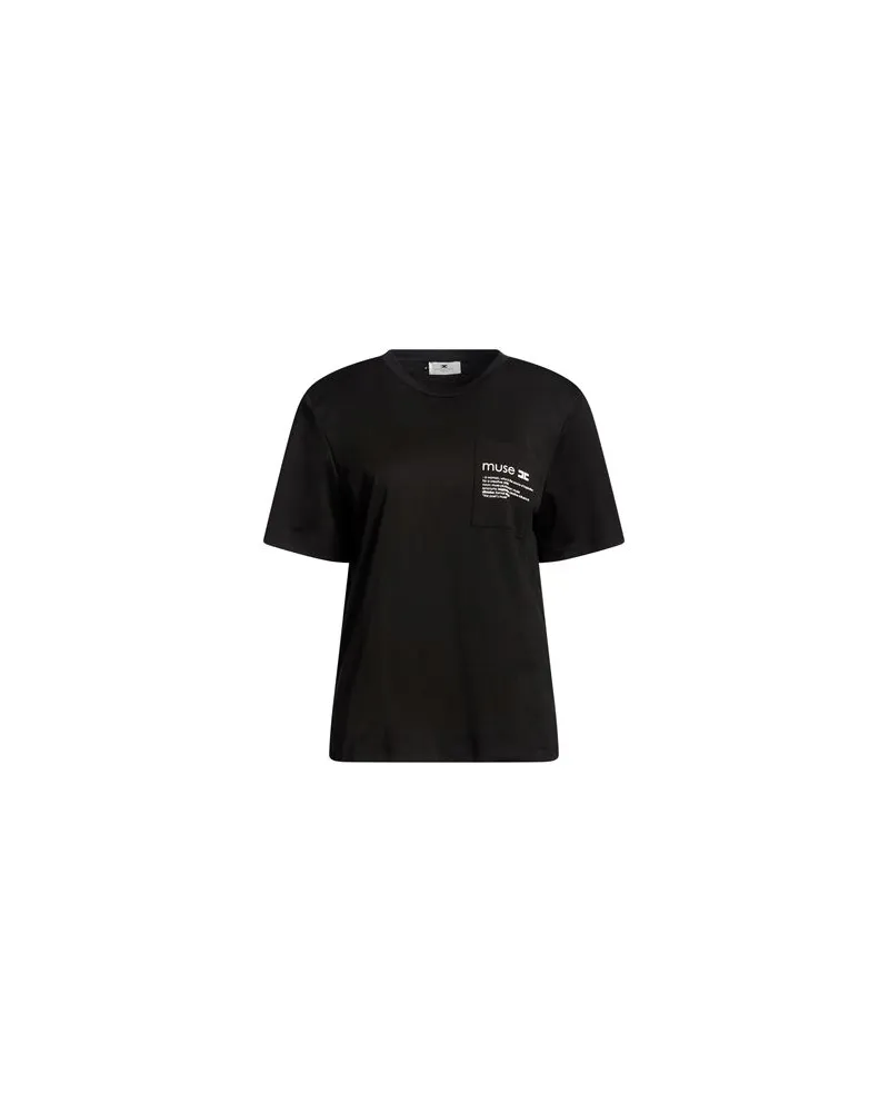 Elisabetta Franchi TOPS - T-shirtsauf YOOX.COM Schwarz