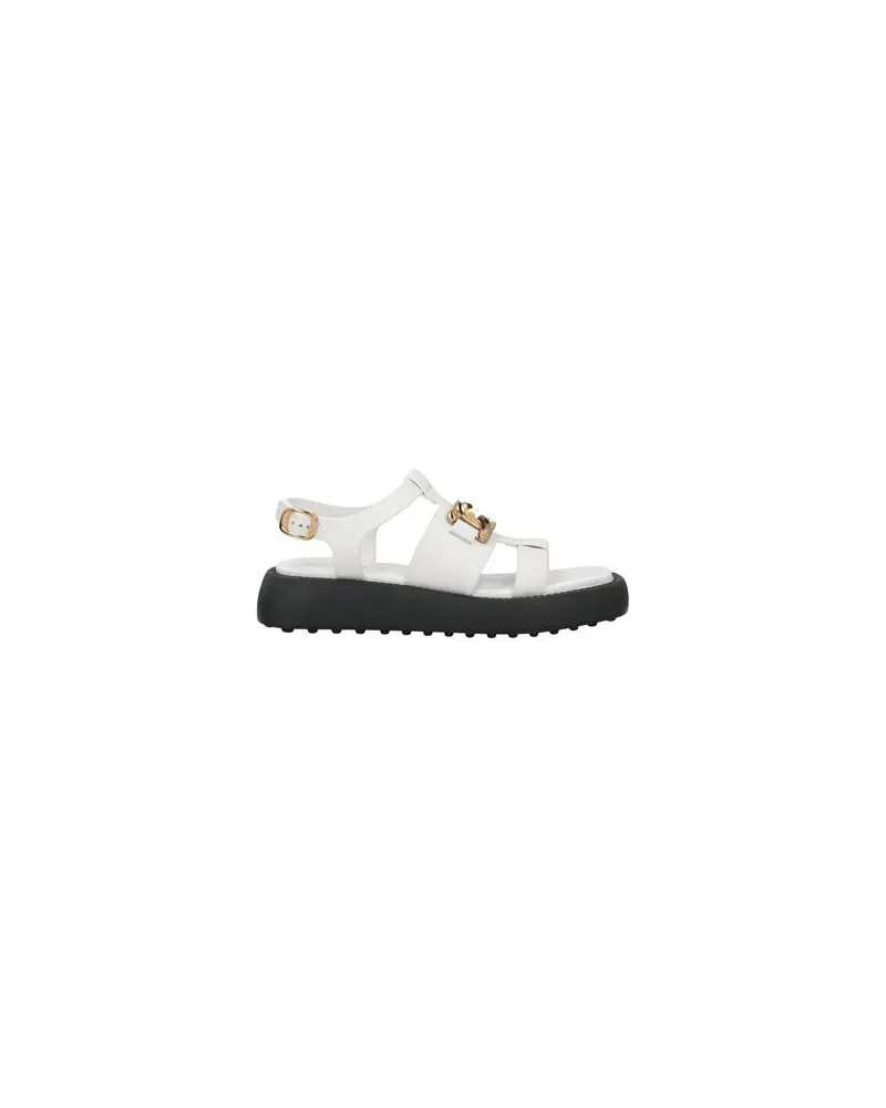 TOD'S SCHUHE - Sandalenauf YOOX.COM Weiß
