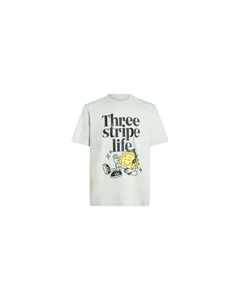 adidas TOPS - T-shirtsauf YOOX.COM Salbeigrün