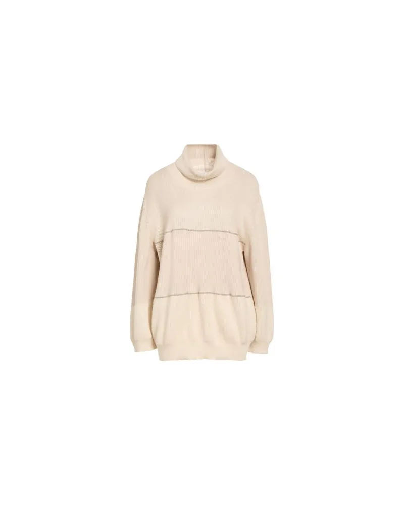 Fabiana Filippi STRICKWAREN - Rollkragenpulloverauf YOOX.COM Beige