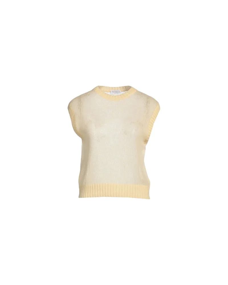 Brunello Cucinelli STRICKWAREN - Pulloverauf YOOX.COM Gelb