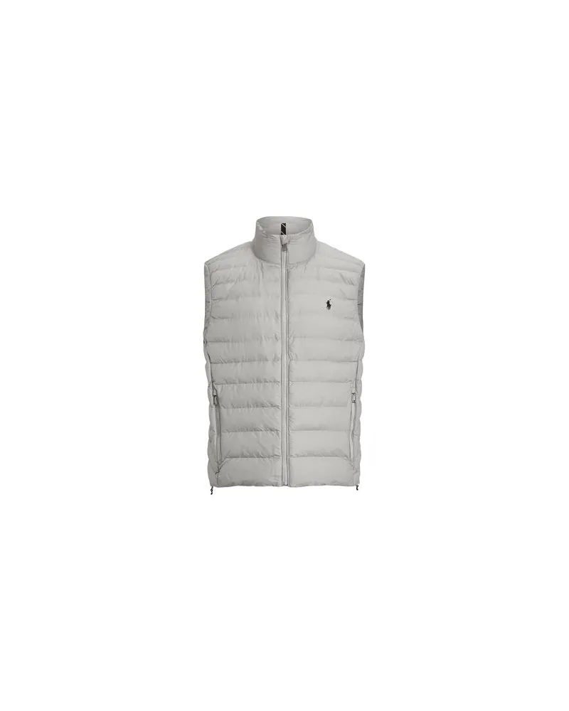 Ralph Lauren PACKABLE QUILTED VEST  - JACKEN & MÄNTEL - Pufferjacken & Daunenjackenauf YOOX.COM Grau